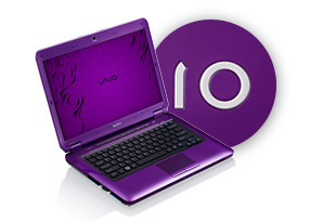 Sony VGN-CS31SR/V VAIO CS31SR/V Core2Duo T6400, 14.1"WXGA, 4Gb, 320GB, DVD+-RW, NV9300 256Mb, camera, WiFi, BT, VHP, Violet ноутбук, самая низкая цена, описание и хараткеристики ноутбука Sony VGN-CS31SR/V VAIO CS31SR/V Core2Duo T6400, 14.1"WXGA, 4Gb, 320GB, DVD+-RW, NV9300 256Mb, camera, WiFi, BT, VHP, Violet