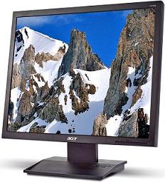 Acer ET.BV3RE.A01 17" V173Ab, 1280x1024, 5ms, 300cd/m2, 7000:1, 160°/160°, ТСО-03, Black монитор, самая низкая цена, описание и хараткеристики монитора Acer ET.BV3RE.A01 17" V173Ab, 1280x1024, 5ms, 300cd/m2, 7000:1, 160°/160°, ТСО-03, Black